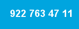 922 763 47 11 922 763 47 11